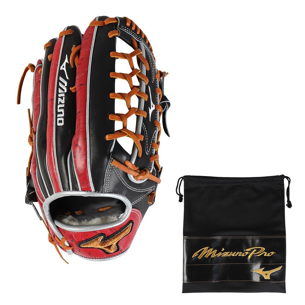 ミズノ（MIZUNO）（メンズ）軟式用グラブ 外野手用 野球グローブ 一般 ミズノプロ 2024セレクション B 1AJGR31207 09A5 お一人様一点まで