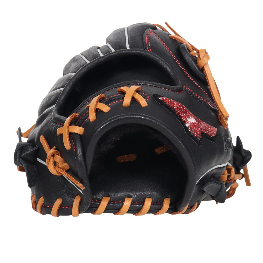 ミズノ（MIZUNO）（メンズ）軟式用グラブ 外野手用 野球グローブ 一般 ウィルドライブ レッド AXI 1AJGR14207 0949