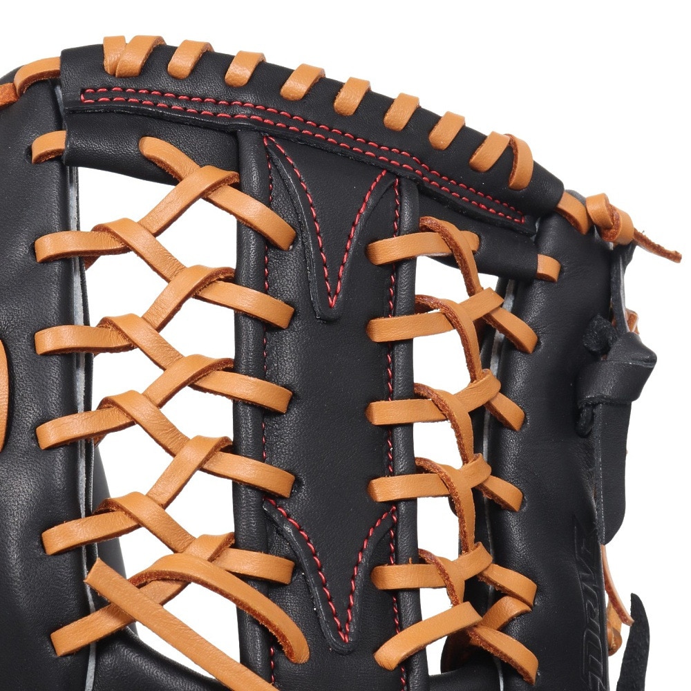 ミズノ（MIZUNO）（メンズ）軟式用グラブ 外野手用 野球グローブ 一般 ウィルドライブ レッド AXI 1AJGR14207 0949