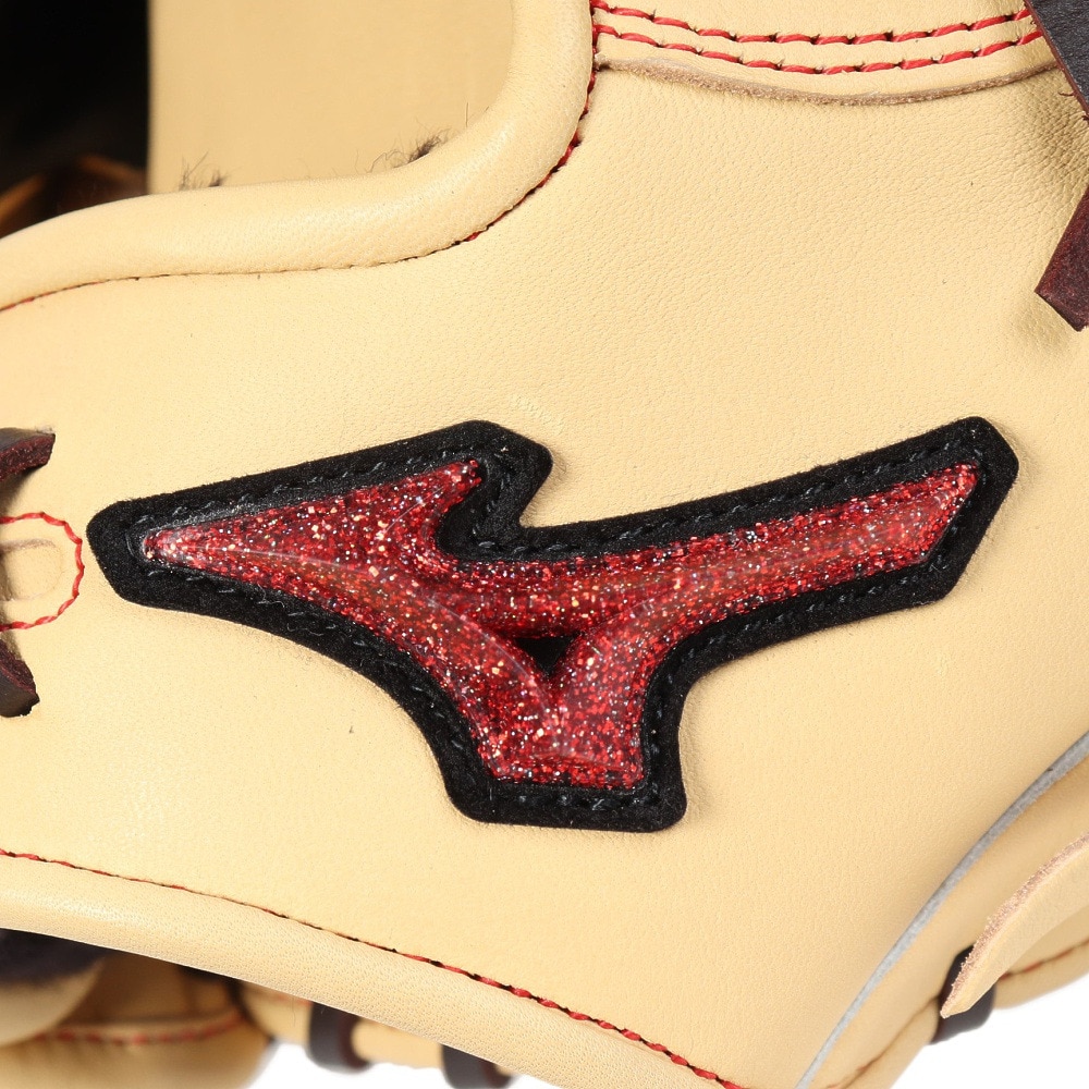 ミズノ（MIZUNO）（メンズ）軟式用グラブ 外野手用 野球グローブ 一般 ウィルドライブ レッド AXI 1AJGR14207 8066