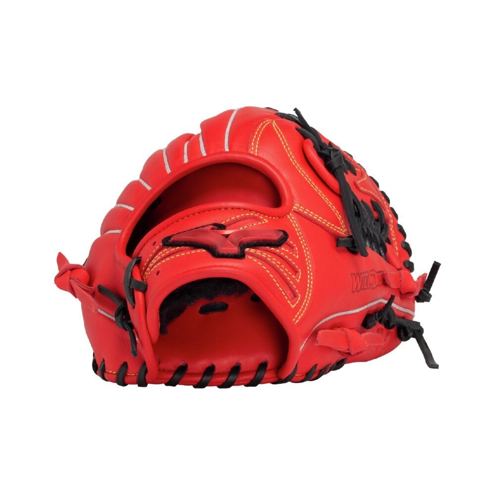 ミズノ（MIZUNO）（メンズ）軟式用グラブ 外野手用 野球グローブ 一般 ウィルドライブ レッド IBE サイズ14 1AJGR32807 7009