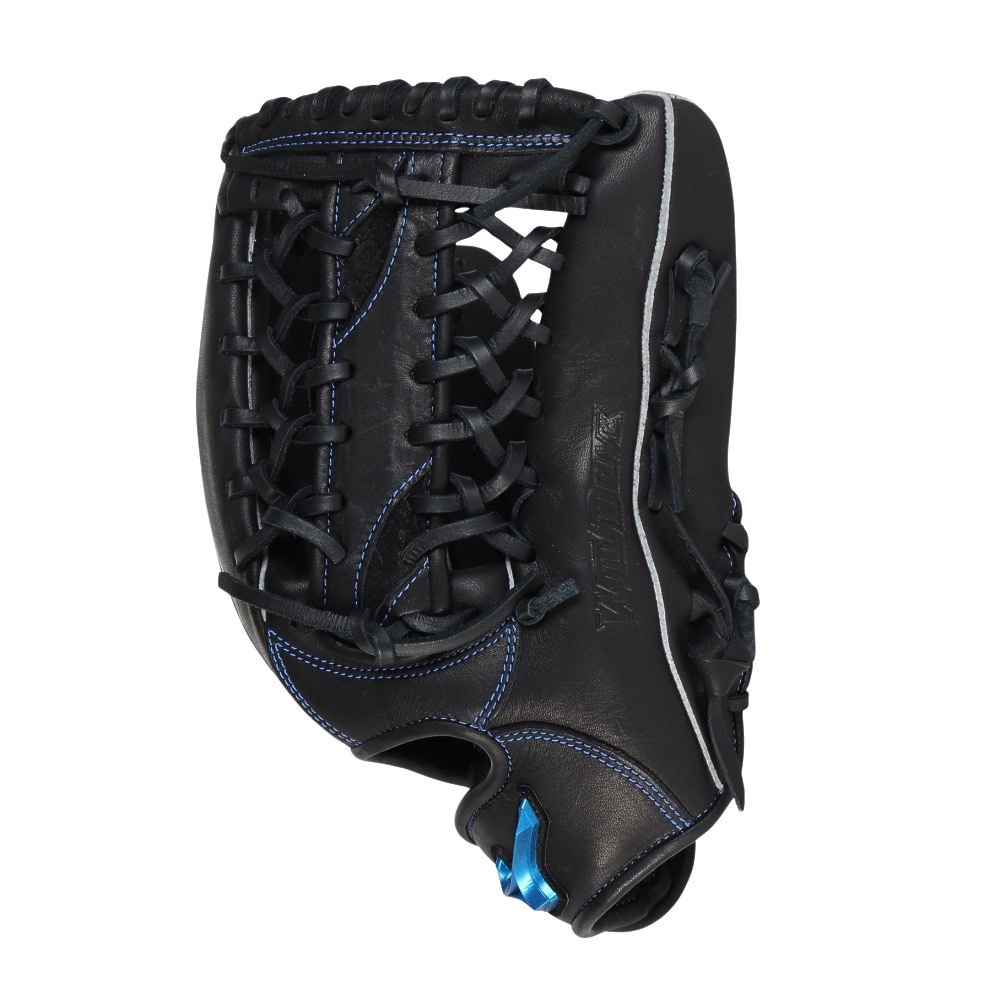ミズノ（MIZUNO）（メンズ）軟式用グラブ 外野手用 野球グローブ 一般 ウィルドライブ ブルー 1AJGR32907 09