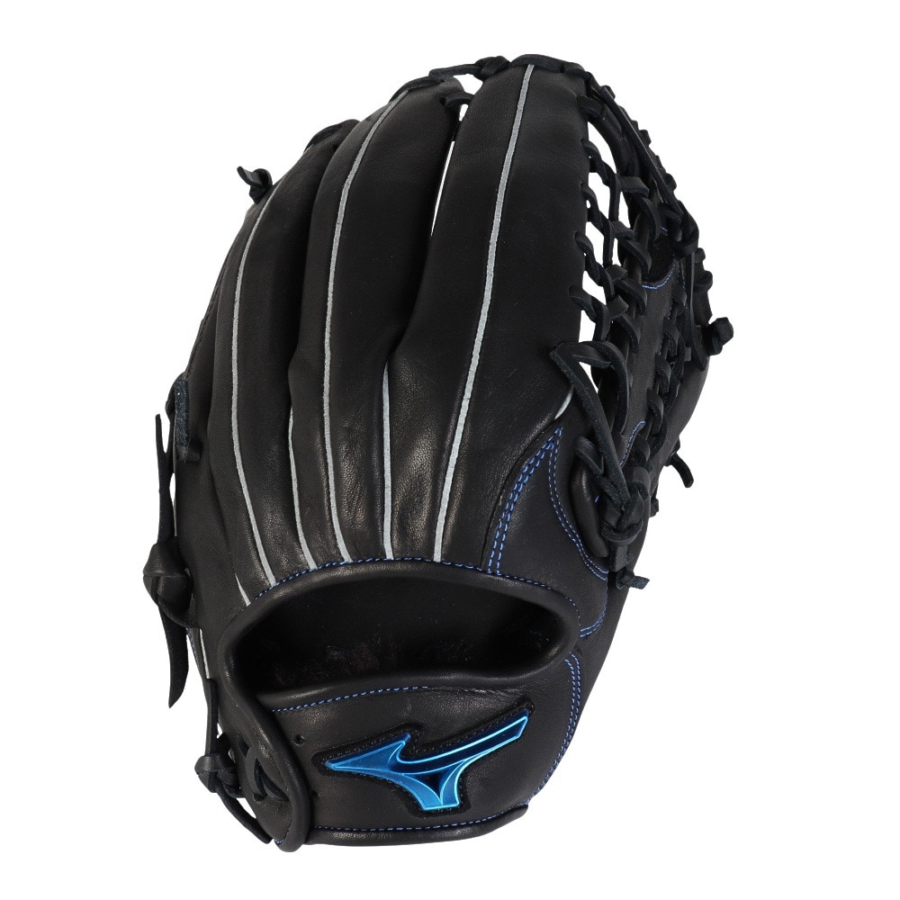 ミズノ（MIZUNO）（メンズ）軟式用グラブ 外野手用 野球グローブ 一般 ウィルドライブ ブルー 1AJGR32907 09