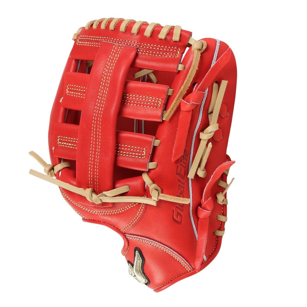 ミズノ（MIZUNO）（メンズ）軟式用グラブ 外野手用 野球 一般 グローバルエリート プロフェッショナルセレクション 1AJGR32207 7080