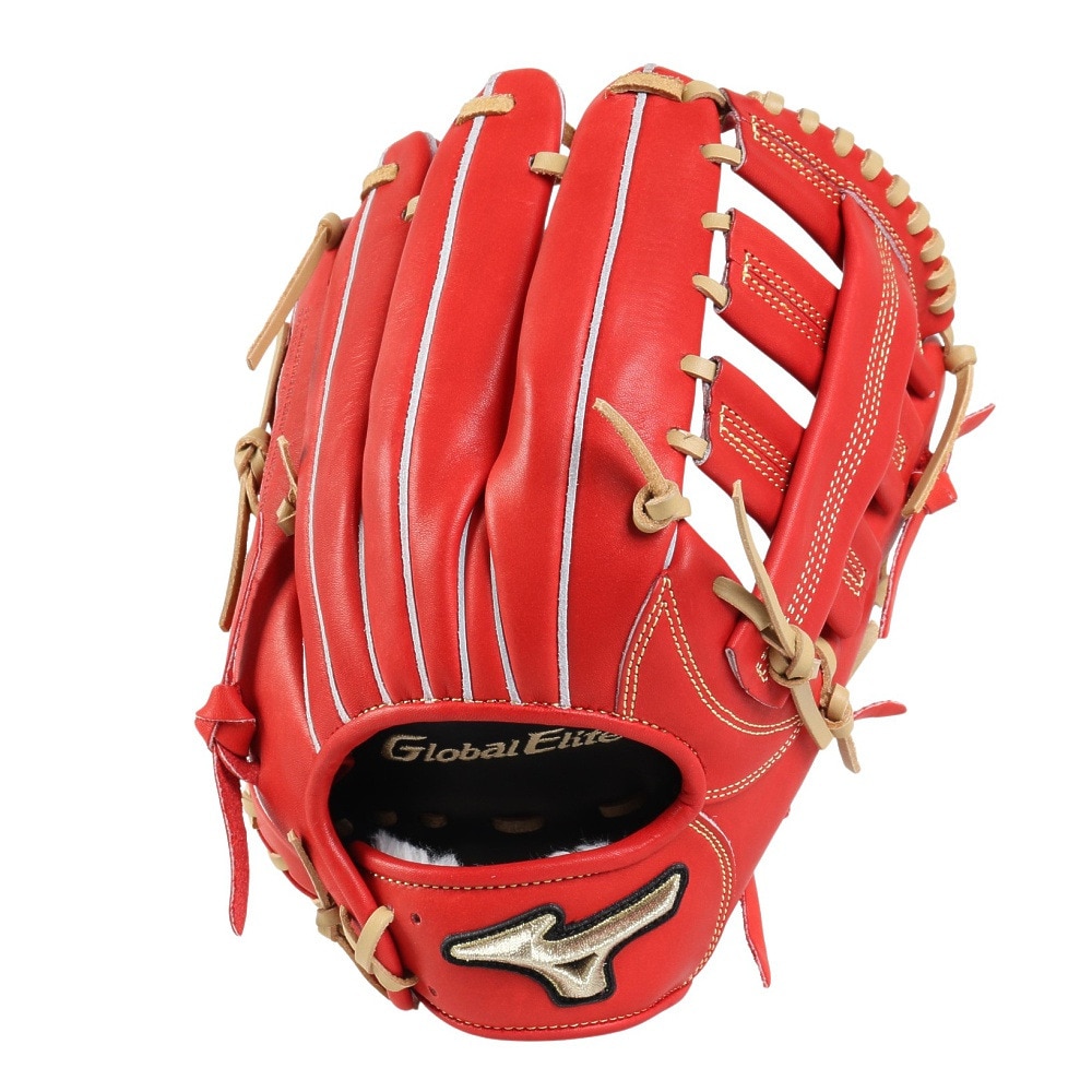ミズノ（MIZUNO）（メンズ）軟式用グラブ 外野手用 野球 一般 グローバルエリート プロフェッショナルセレクション 1AJGR32207 7080