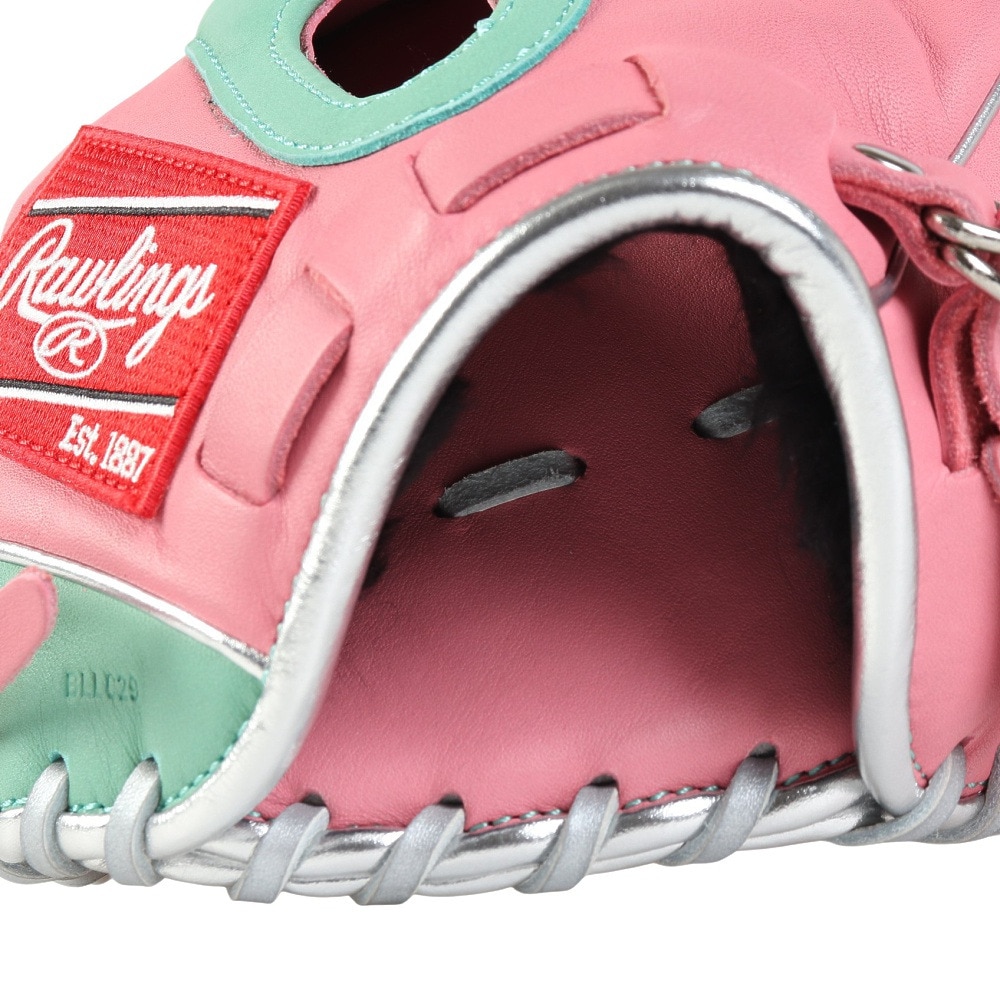 ローリングス（Rawlings）（メンズ）軟式用グラブ 外野手用 野球グローブ 一般 HOH MLB カラー SYNC GR5HMY795FW-PK/MINT