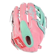 (メンズ)軟式用グラブ 外野手用 野球グローブ 一般 HOH MLB カラー SYNC GR5HMY795FW-PK/MINT