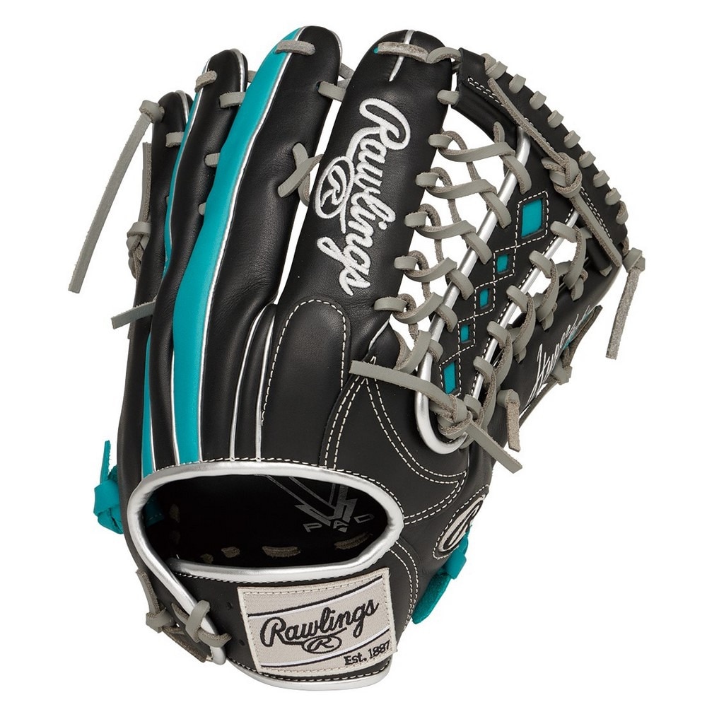 ローリングス（Rawlings）（メンズ）軟式用グラブ 外野手用 野球グローブ 一般 ハイパーテックCOLOR SYNC GR5HTCY719-B/MGRN