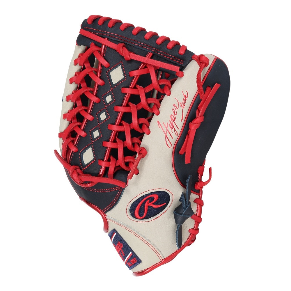 ローリングス（Rawlings）（メンズ）軟式用グラブ 外野手用 野球グローブ 一般 ハイパーテックCOLOR SYNC GR5HTCY719-N/SGRY