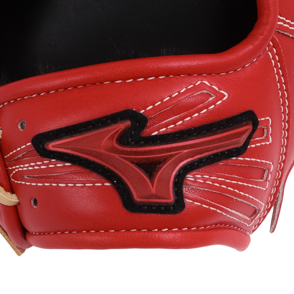 ミズノ（MIZUNO）（メンズ、レディース）軟式用グラブ 外野手用 野球グローブ 一般 ウィルドライブ レッド IBE限定スペック 1AJGR33507 7080