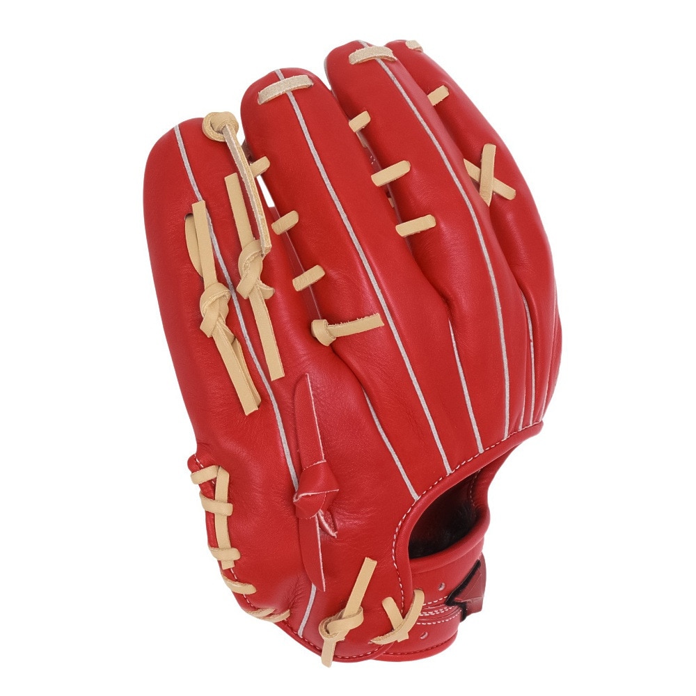 ミズノ（MIZUNO）（メンズ、レディース）軟式用グラブ 外野手用 野球グローブ 一般 ウィルドライブ レッド IBE限定スペック 1AJGR33507 7080