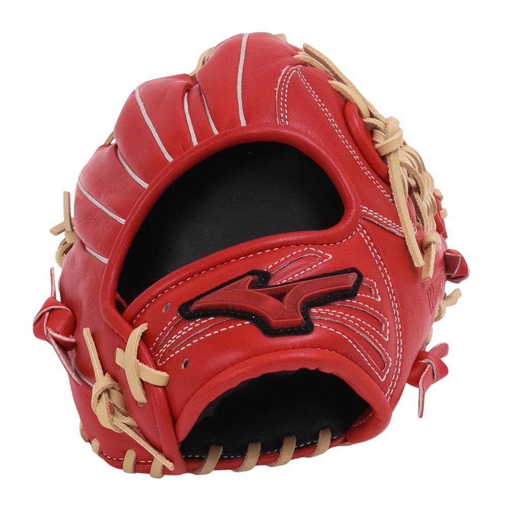 ミズノ（MIZUNO）（メンズ、レディース）軟式用グラブ 外野手用 野球グローブ 一般 ウィルドライブ レッド IBE限定スペック 1AJGR33507 7080