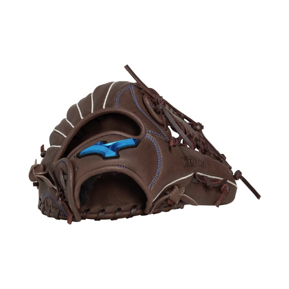 ミズノ（MIZUNO）（メンズ、レディース）軟式用グラブ 外野手用 野球グローブ ウィルドライブ ブルー 1AJGR33707 82