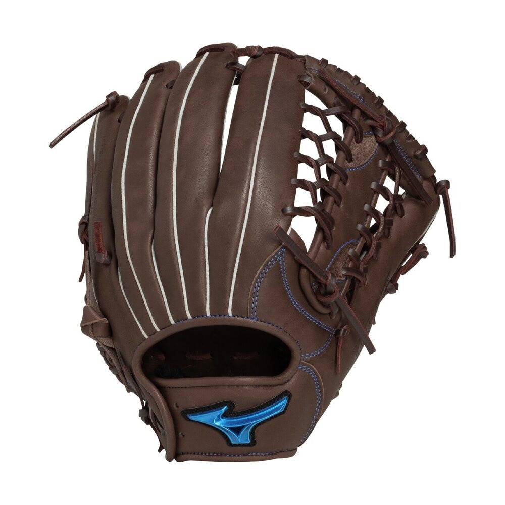 ミズノ（MIZUNO）（メンズ、レディース）軟式用グラブ 外野手用 野球グローブ ウィルドライブ ブルー 1AJGR33707 82