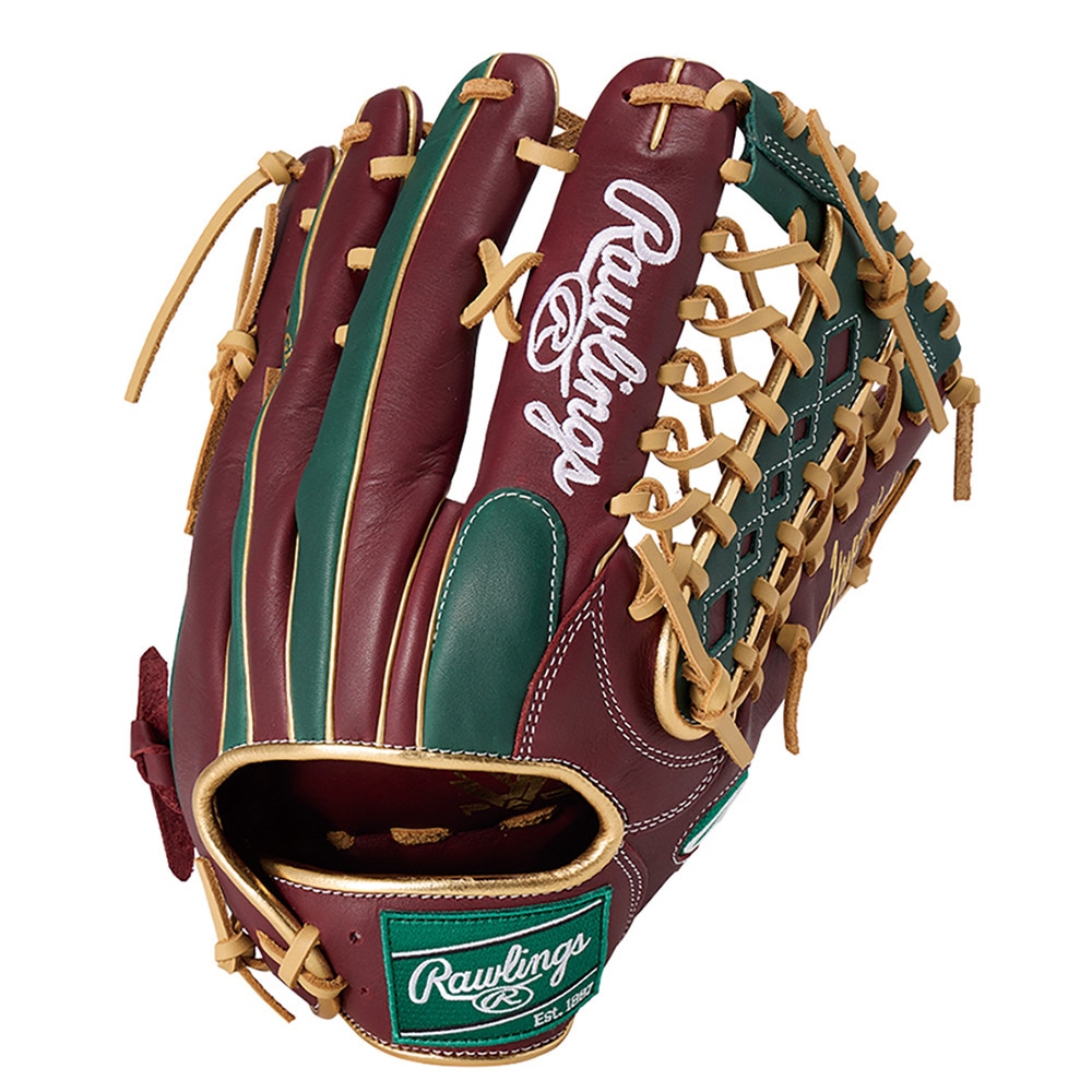 ローリングス（Rawlings）（メンズ）軟式用グラブ 外野手用 野球グローブ 一般 ハイパーテック COLOR SYNC GR5FHTCY719-SH/DGRN