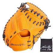 ミズノ（MIZUNO）（メンズ）ミズノプロ 軟式 キャッチャーミット 捕手用 野球グローブ 一般 CRAFT Edition 炭谷型 1AJCR26000 54