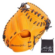 ミズノ(MIZUNO)(メンズ)ミズノプロ 軟式 キャッチャーミット 捕手用 野球グローブ 一般 CRAFT Edition 炭谷型 1AJCR26000 54