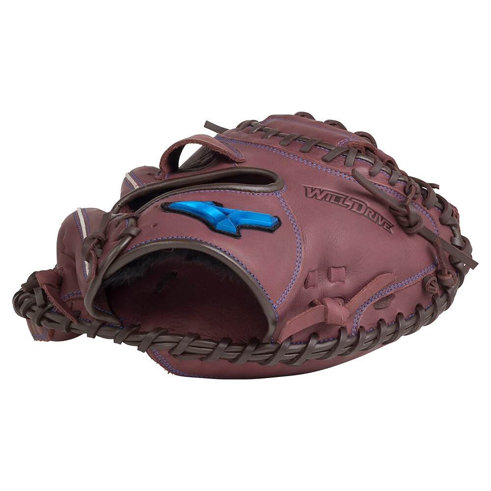 ミズノ（MIZUNO）（メンズ）軟式用グラブ 捕手用 キャッチャーミット 野球グローブ 一般 ウィルドライブブルー 1AJCR27900 68