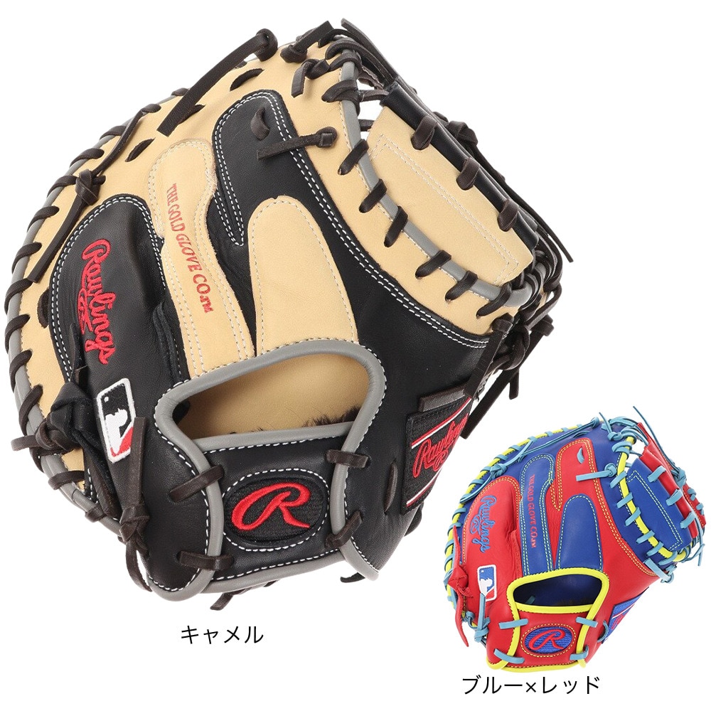 ローリングス（Rawlings）（メンズ）軟式 キャチャーミット 捕手用 キャッチャーミット 野球 一般 HOH MLB COLOR SYNC GR3HM2AC-RY/SC