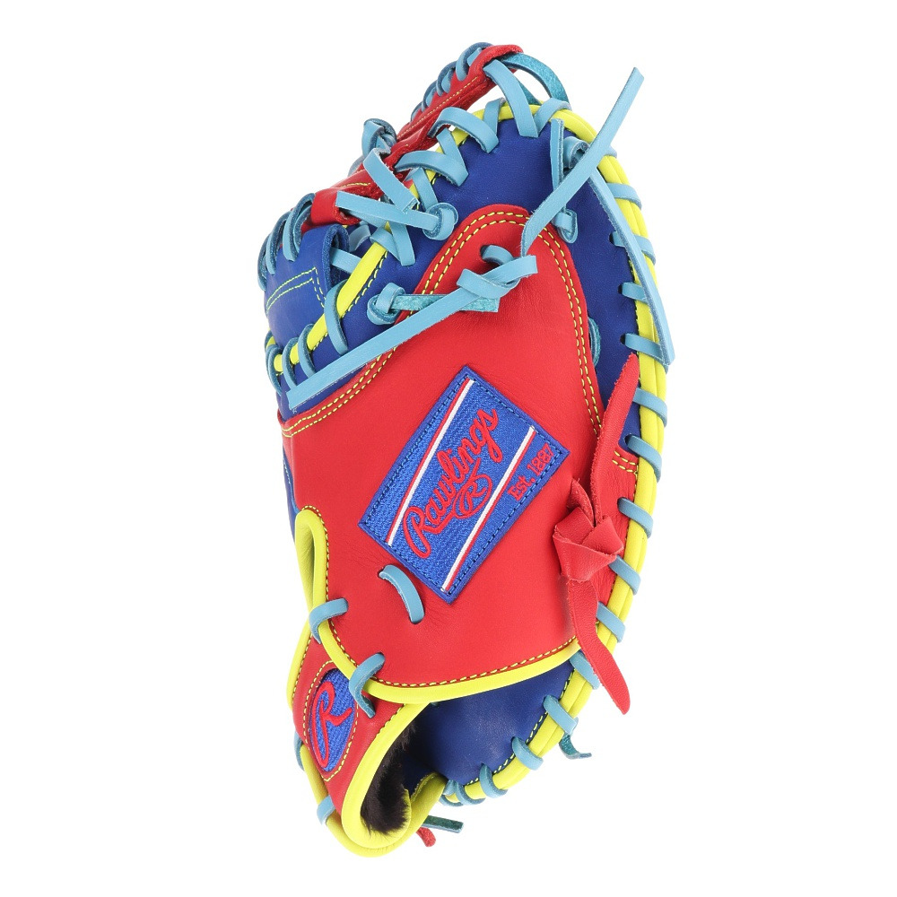 ローリングス（Rawlings）（メンズ）軟式 キャチャーミット 捕手用 キャッチャーミット 野球 一般 HOH MLB COLOR SYNC GR3HM2AC-RY/SC