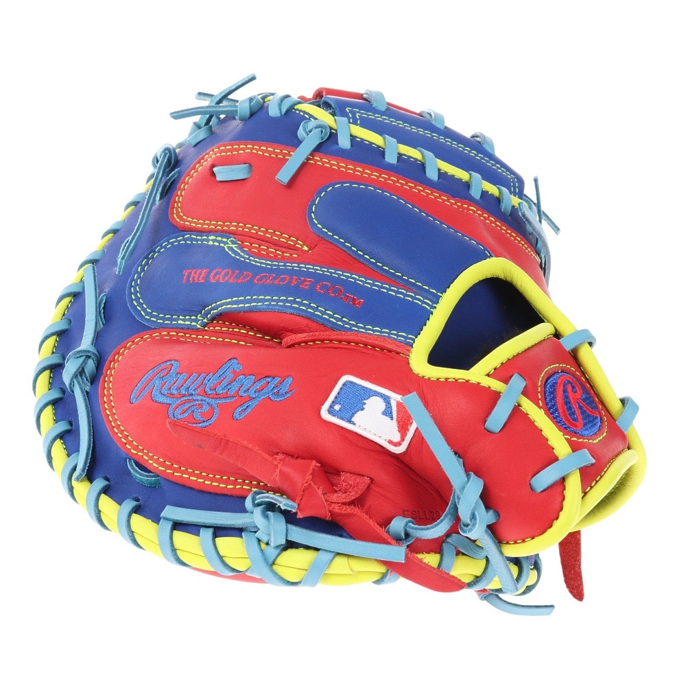 ローリングス（Rawlings）（メンズ）軟式 キャチャーミット 捕手用 キャッチャーミット 野球 一般 HOH MLB COLOR SYNC GR3HM2AC-RY/SC