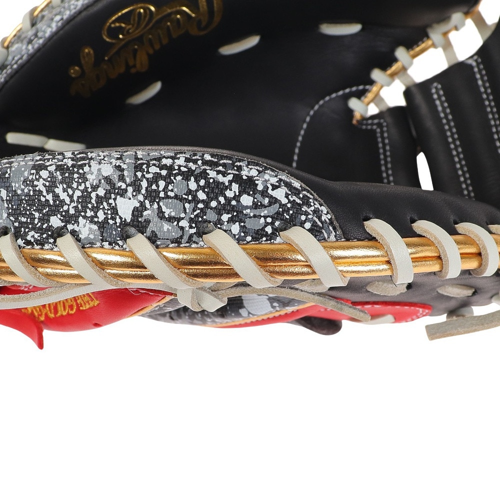 ローリングス（Rawlings）（メンズ）軟式用グラブ 捕手用 キャッチャーミット 野球グローブ 一般 BLIZZARD & Wizard 01 GR3HO2AF-B