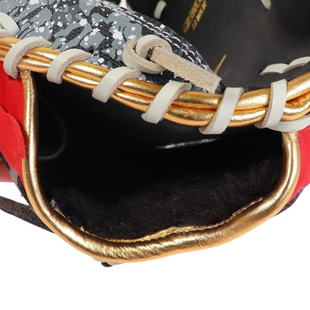 ローリングス（Rawlings）（メンズ）軟式用グラブ 捕手用 キャッチャーミット 野球グローブ 一般 BLIZZARD & Wizard 01 GR3HO2AF-B