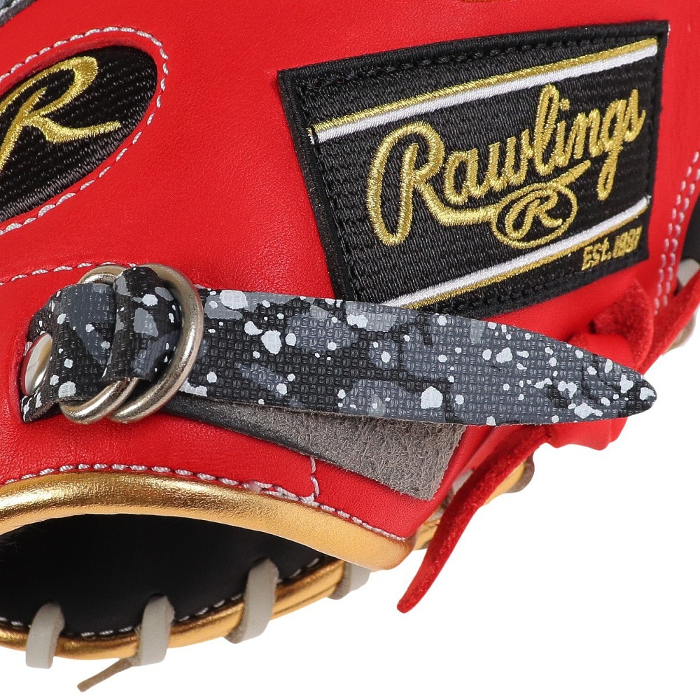 ローリングス（Rawlings）（メンズ）軟式用グラブ 捕手用 キャッチャーミット 野球グローブ 一般 BLIZZARD & Wizard 01 GR3HO2AF-B