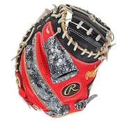 ローリングス（Rawlings）（メンズ）軟式用グラブ 捕手用 キャッチャーミット 野球グローブ 一般 BLIZZARD & Wizard 01 GR3HO2AF-B