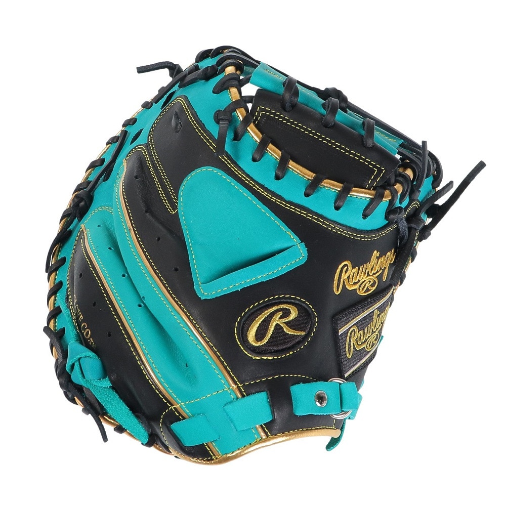 ローリングス（Rawlings）（メンズ）軟式用グラブ 捕手用 キャッチャーミット 野球グローブ 一般 HYPER TECH COLOR SYNC  GR3HTC2AF-B/MGRN