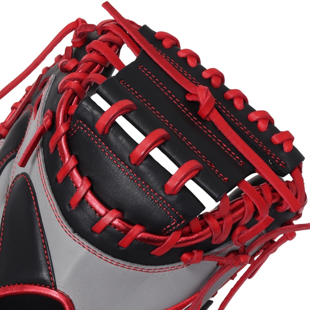 ローリングス（Rawlings）（メンズ）軟式用グラブ 捕手用 野球グローブ 一般 MLBカラーシンク GR4HM2AC-B/GRY