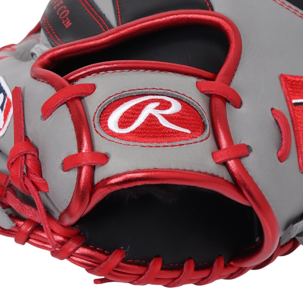 ローリングス（Rawlings）（メンズ）軟式用グラブ 捕手用 野球グローブ 一般 MLBカラーシンク GR4HM2AC-B/GRY