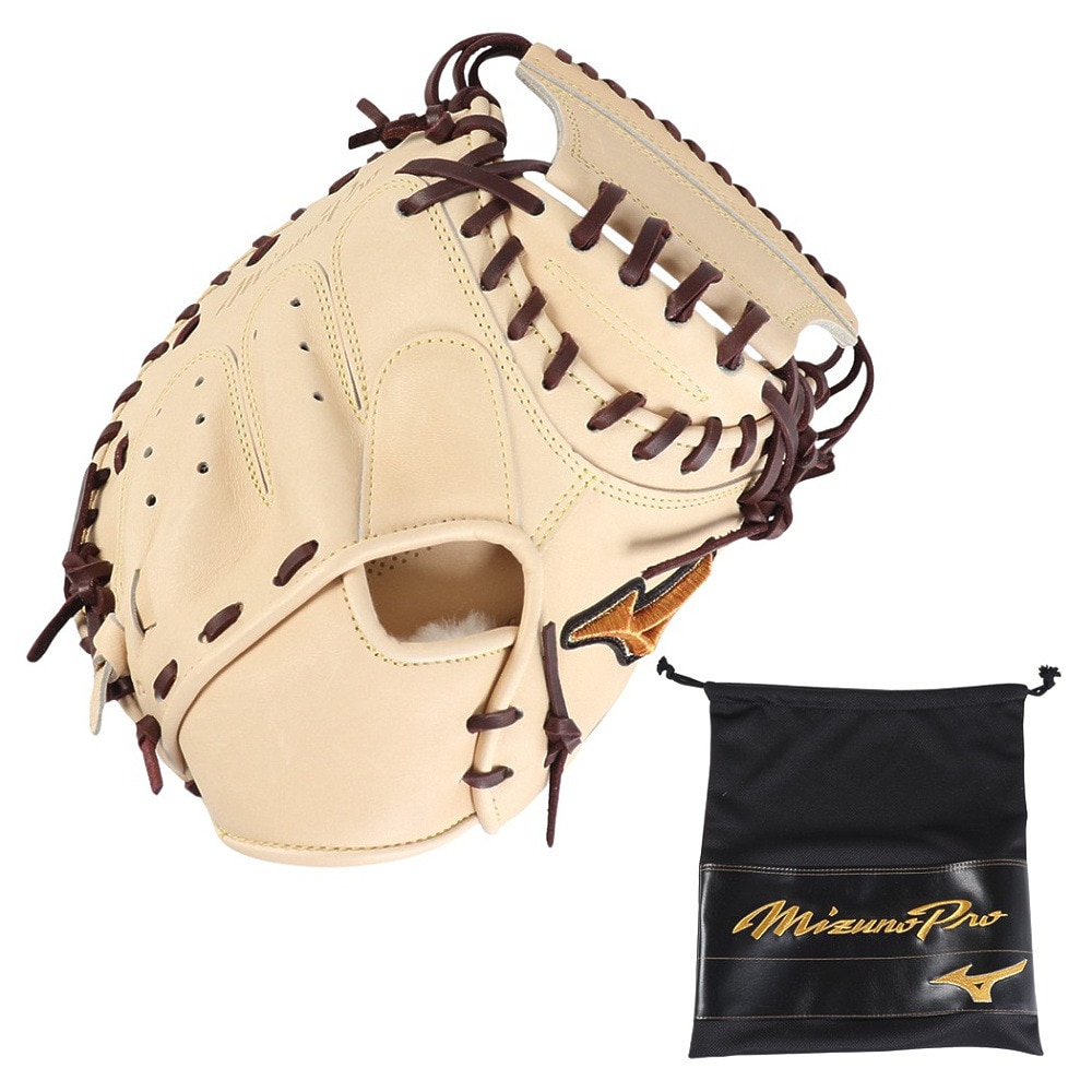 ミズノ（MIZUNO）（メンズ）軟式用グラブ 捕手用 Mミズノプロ 號 Compact BSS 24SS 1AJCR30120 8066 野球グローブ お一人様一点まで