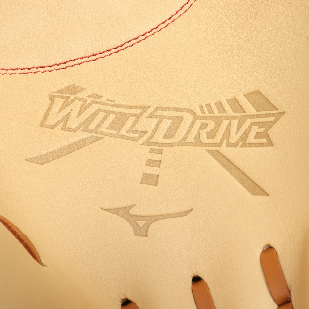 ミズノ（MIZUNO）（メンズ）軟式用グラブ 捕手用 M-R型 野球グローブ 一般 ウィルドライブ レッド 1AJCR30710 8049