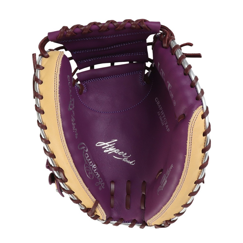 ローリングス（Rawlings）（メンズ）軟式用グラブ 捕手用 野球グローブ 一般 ハイパーテック COLOR SYNC GR4FHTC2AF-PPL/CAM