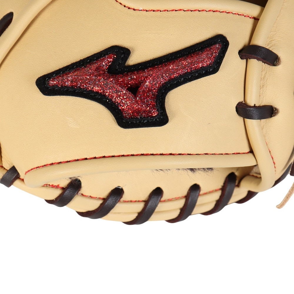 ミズノ（MIZUNO）（メンズ）軟式用グラブ 捕手用 野球グローブ 一般 ウィルドライブ レッド AXI 1AJCR14210 8066