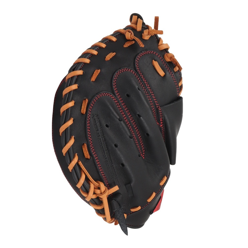 ミズノ（MIZUNO）（メンズ）軟式用グラブ 捕手用 M-R型 野球グローブ 一般 ウィルドライブ レッド 1AJCR32810 0949