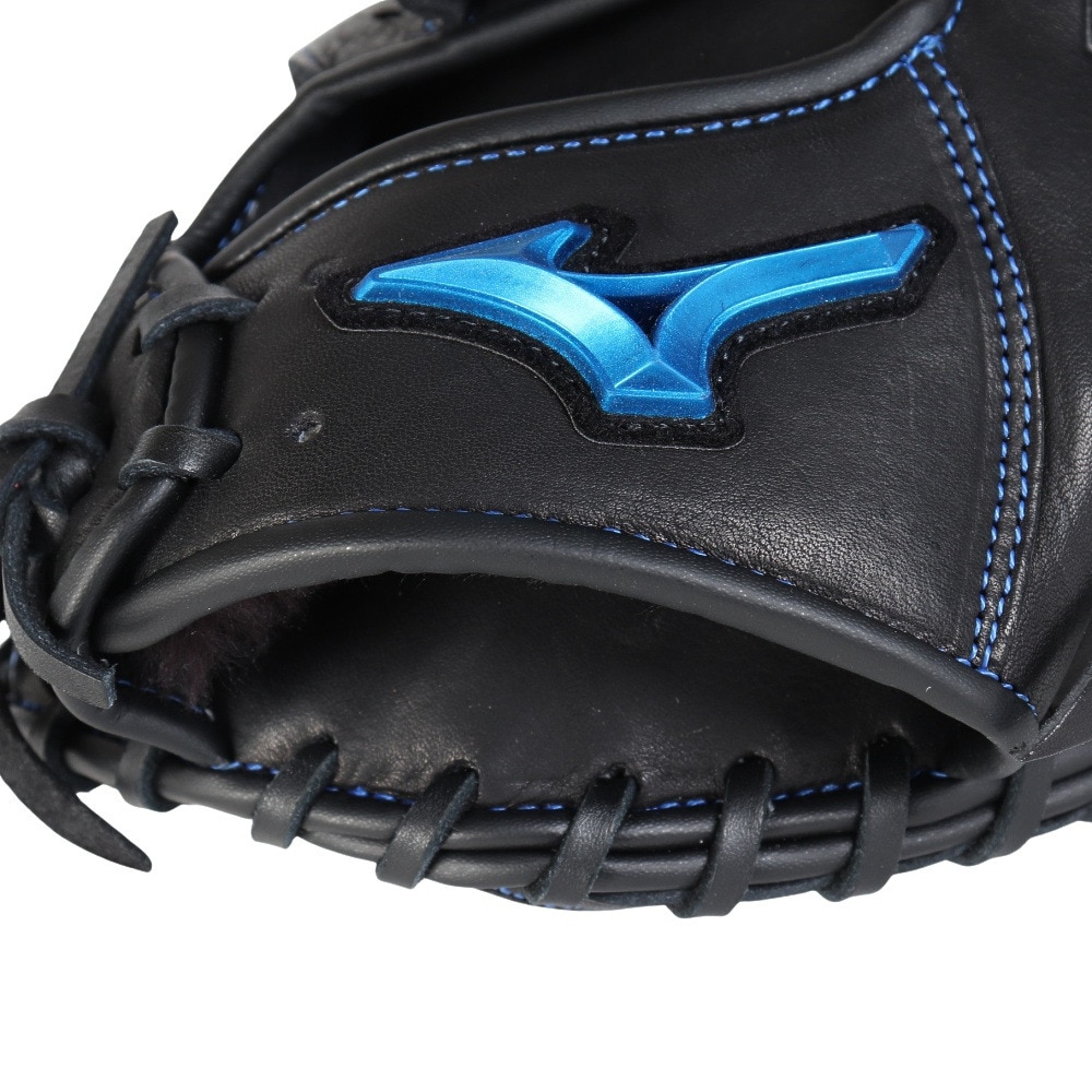 ミズノ（MIZUNO）（メンズ）軟式用グラブ 捕手用 野球グローブ 一般 ウィルドライブ ブルー 1AJCR32900 09