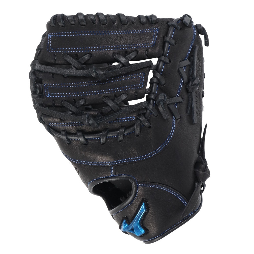 ミズノ（MIZUNO）（メンズ）軟式用グラブ 一塁手用 野球グローブ 一般 ウィルドライブ ブルー 24SS 1AJFR30600 09