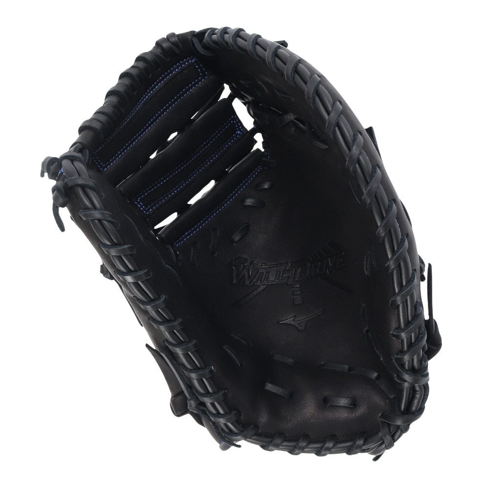 ミズノ（MIZUNO）（メンズ）軟式用グラブ 一塁手用 野球グローブ 一般 ウィルドライブ ブルー 24SS 1AJFR30600 09
