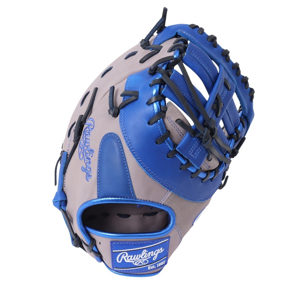 ローリングス（Rawlings）（メンズ）軟式用グラブ 一塁手用 ハイパーテックカラーズ M53-GRY/RY GR4HTCM53-GRY/RY