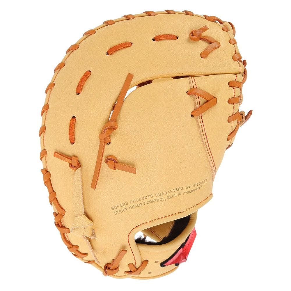 ミズノ（MIZUNO）（メンズ）軟式用グラブ 一塁手用 TK型 野球グローブ 一般 ウィルドライブ レッド 24SS 1AJFR30500 8049