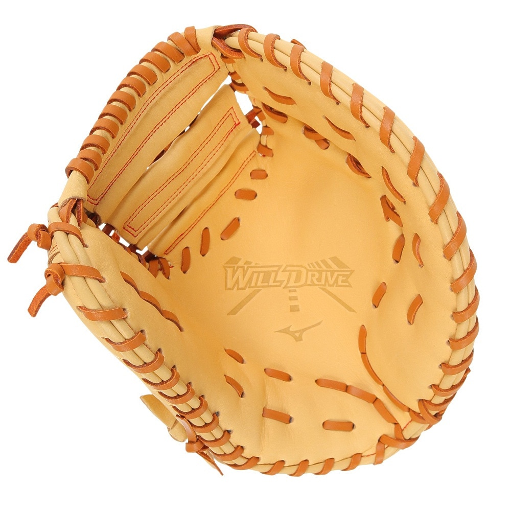 ミズノ（MIZUNO）（メンズ）軟式用グラブ 一塁手用 TK型 野球グローブ 一般 ウィルドライブ レッド 24SS 1AJFR30500 8049