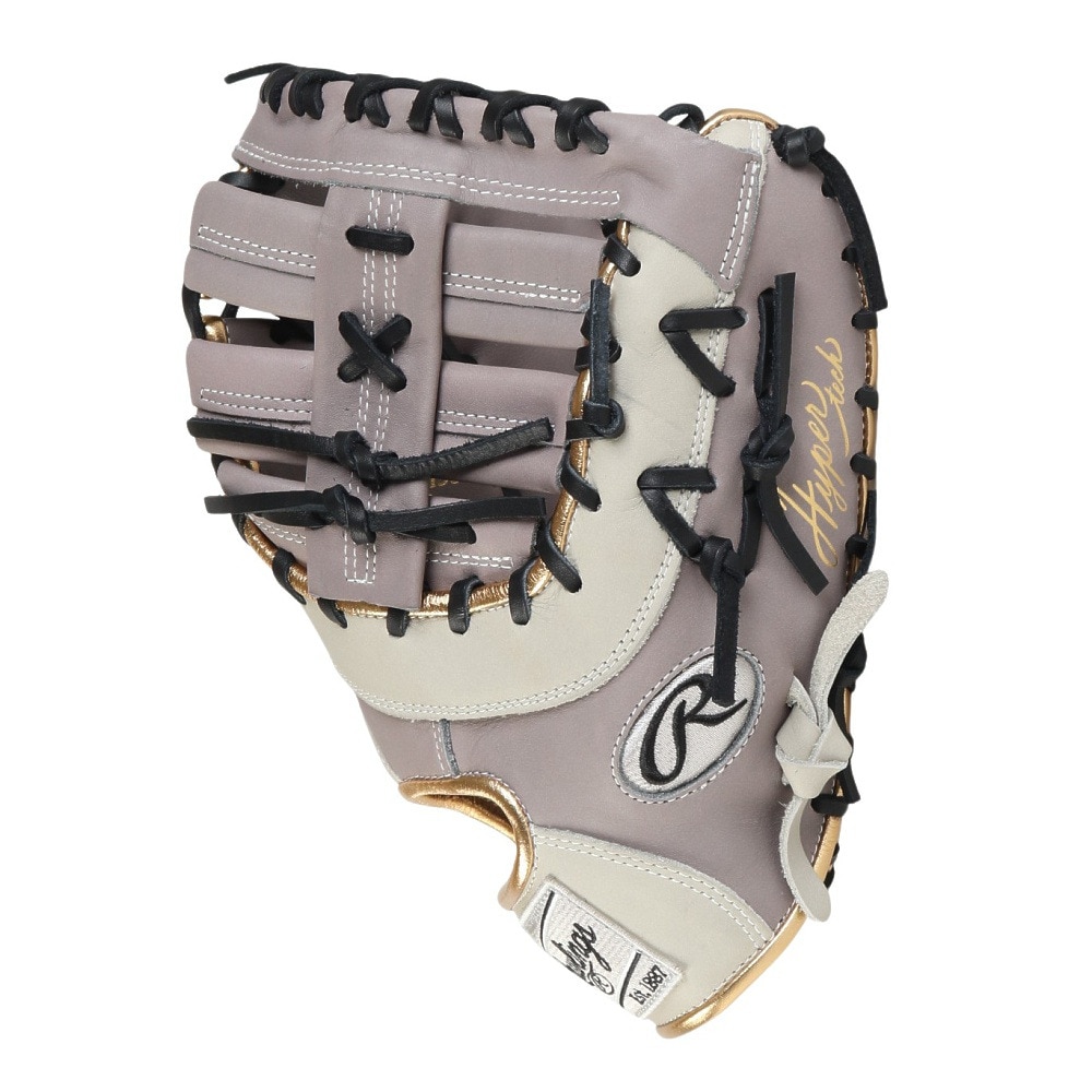 ローリングス（Rawlings）（メンズ）軟式用グラブ 一塁手用 ファースト用 野球グローブ 一般 ハイパーテックCOSYNC M53 GR4FHTCM53-GRY/SGRY