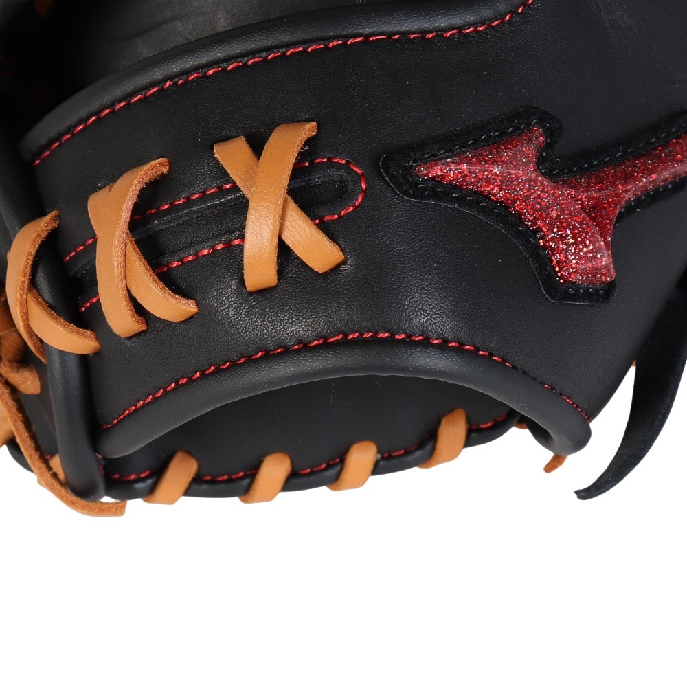 ミズノ（MIZUNO）（メンズ）軟式用グラブ 一塁手用 野球グローブ 一般 ウィルドライブ レッド AXI TK型 1AJFR14200 0949