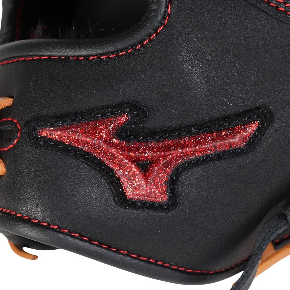 ミズノ（MIZUNO）（メンズ）軟式用グラブ 一塁手用 野球グローブ 一般 ウィルドライブ レッド AXI TK型 1AJFR14200 0949