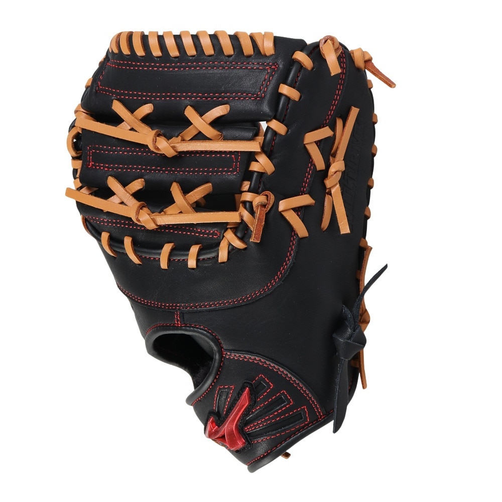 ミズノ（MIZUNO）（メンズ）軟式用グラブ 一塁手用 野球 一般 ウィルドライブ レッド IBE 1AJFR32800 0949