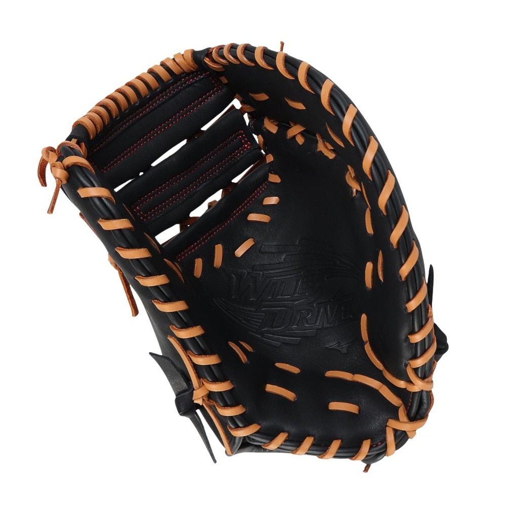 ミズノ（MIZUNO）（メンズ）軟式用グラブ 一塁手用 野球 一般 ウィルドライブ レッド IBE 1AJFR32800 0949