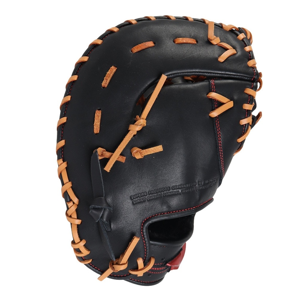 ミズノ（MIZUNO）（メンズ）軟式用グラブ 一塁手用 野球 一般 ウィルドライブ レッド IBE 1AJFR32800 0949