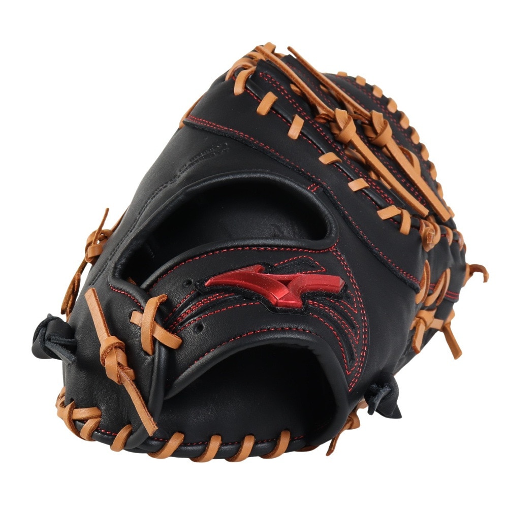 ミズノ（MIZUNO）（メンズ）軟式用グラブ 一塁手用 野球 一般 ウィルドライブ レッド IBE 1AJFR32800 0949